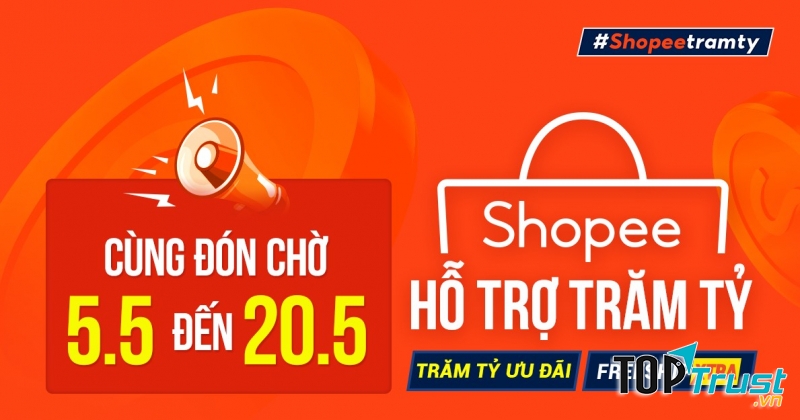 Shopee - Trăm tỷ ưu đãi + Freeship Extra