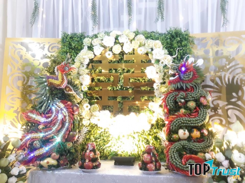 Dịch vụ trang trí tiệc cưới ShopHoa Longphung