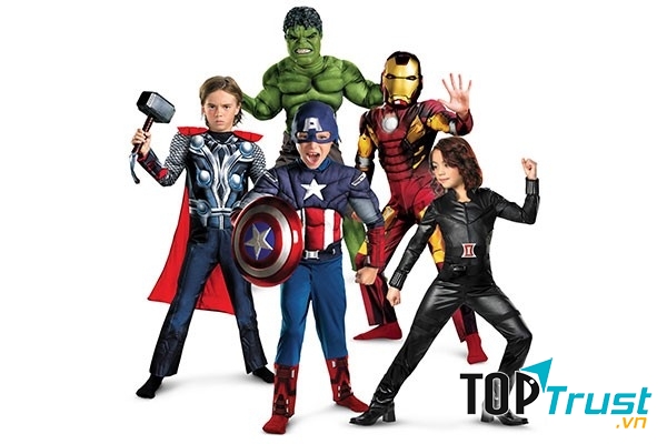 Siêu anh hùng cho bé trai mạnh mẽ
