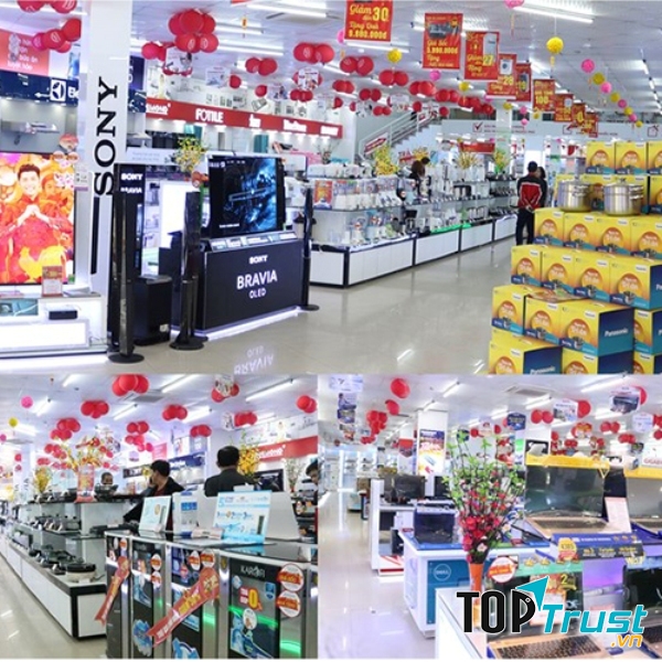 Một số góc trong siêu thị Hồng Hà