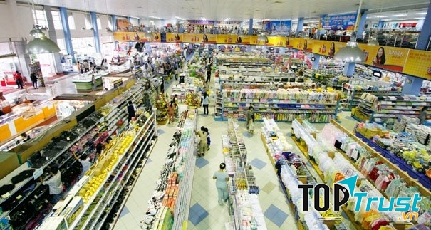 Không gian bên trong siêu thị