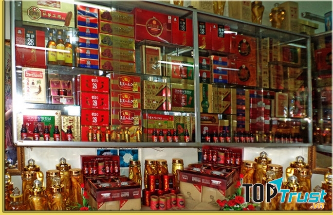 Siêu thị sâm Hàn Quốc có đầy đủ các loại cao sâm, nước sâm chất lượng