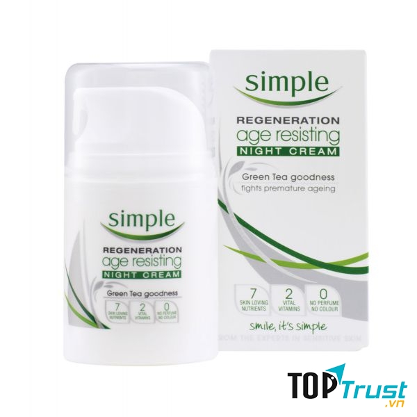 Simple Regeneration Age Resisting Night Cream