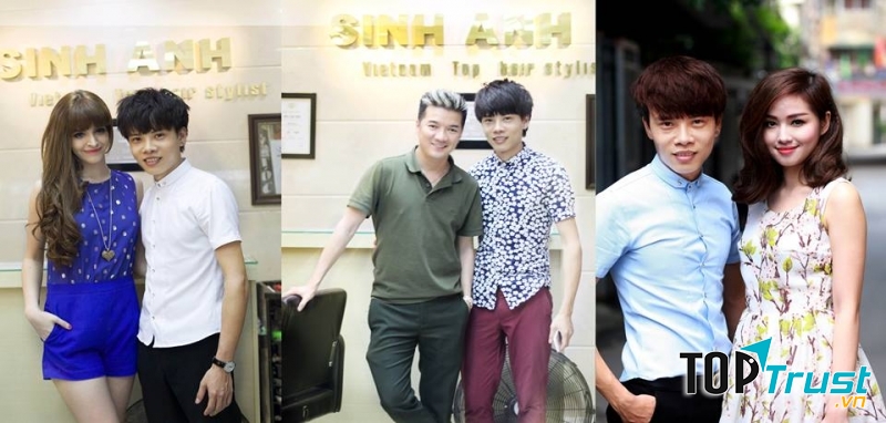 Sinh Anh Hair Salon là địa chỉ quen thuộc của nhiều sao Việt