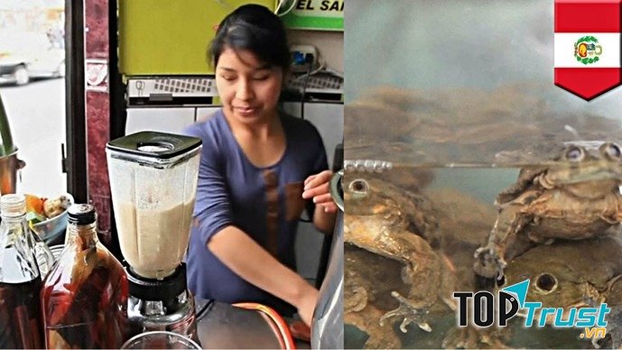 Sinh tố ếch Jugo de Rana