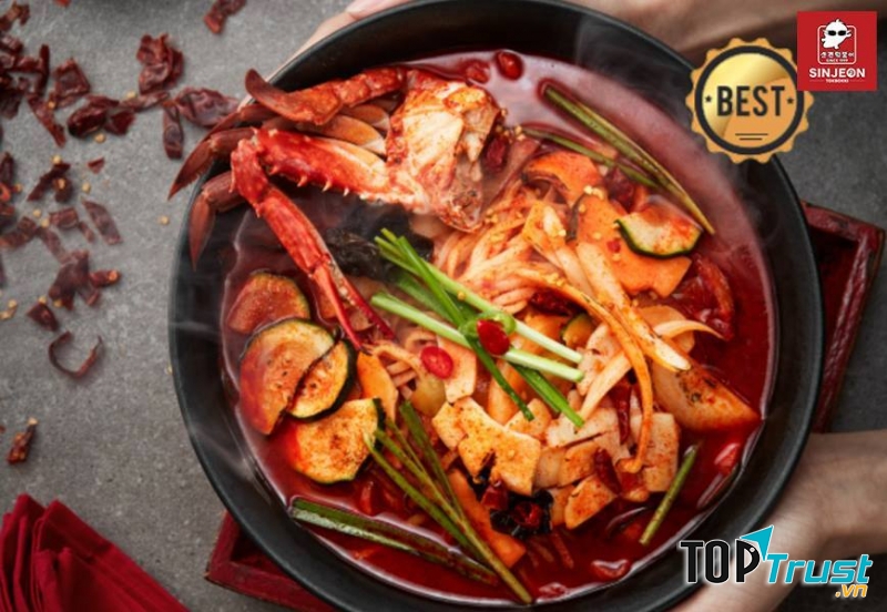 Món Hàn ngon hấp dẫn tại nhà hàng