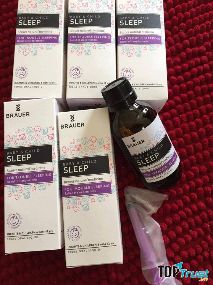 Siro Brauer Sleep thảo dược giúp bé ngủ ngon – sâu giấc