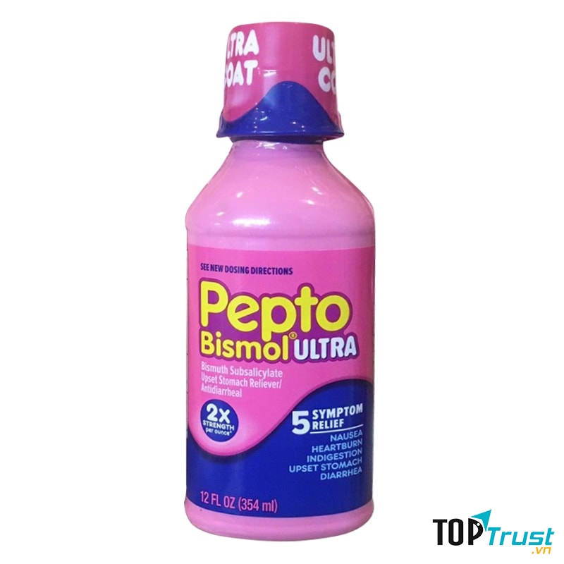 ﻿Thực phẩm chức năng Siro chuyên trị tiêu hóa dạ dày Pepto Bismol 473ml của Mỹ