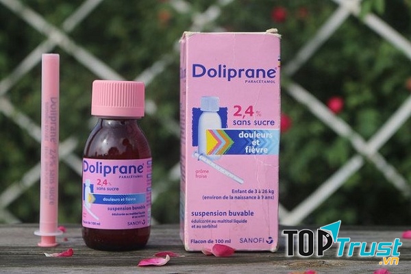 Siro Hạ Sốt Doliprane 2.4% (100ml) Pháp