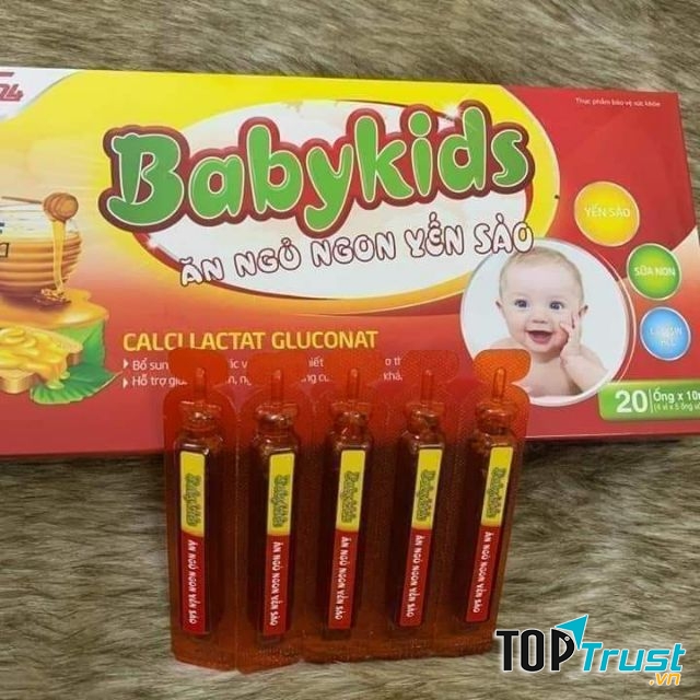 Siro Yến Sào Ăn Ngủ Ngon Babykids Cho Trẻ Biếng Ăn