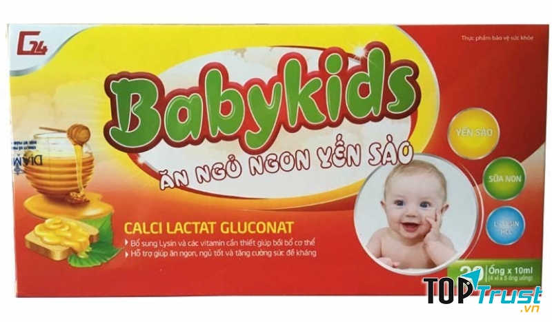 Siro Yến Sào Ăn Ngủ Ngon Babykids Cho Trẻ Biếng Ăn