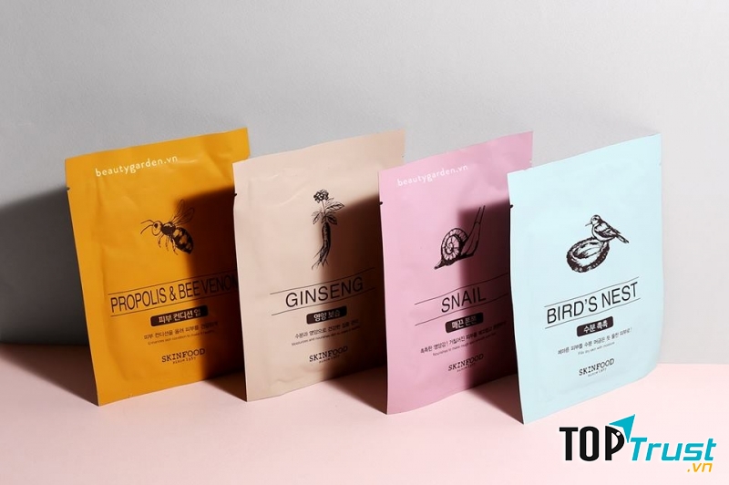 Mặt nạ giấy Dưỡng da Skinfood Beauty In A food mask EX có có nhiều chiết xuất cho bạn lựa chọn