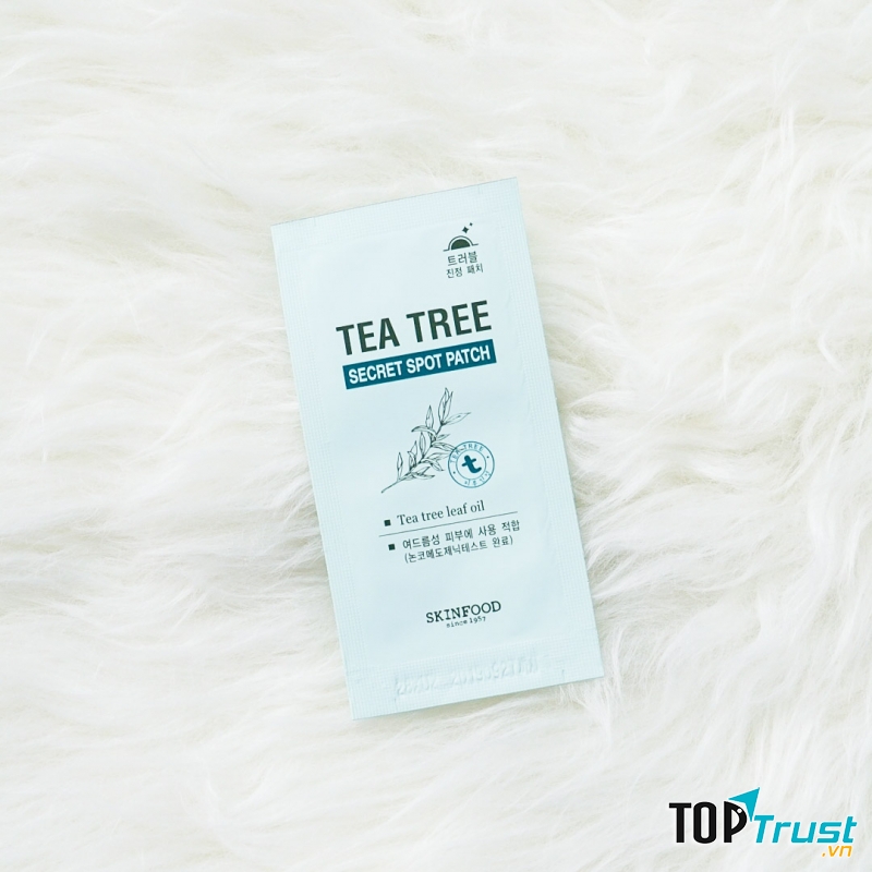 Skinfood Tea Tree Secret Spot Patch là phương pháp trị mụn vừa hiệu quả vừa có giá trị thẩm mĩ