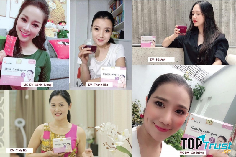 Sao Việt chọn uống Skinlift Collagen để duy trì thanh xuân cho làn da
