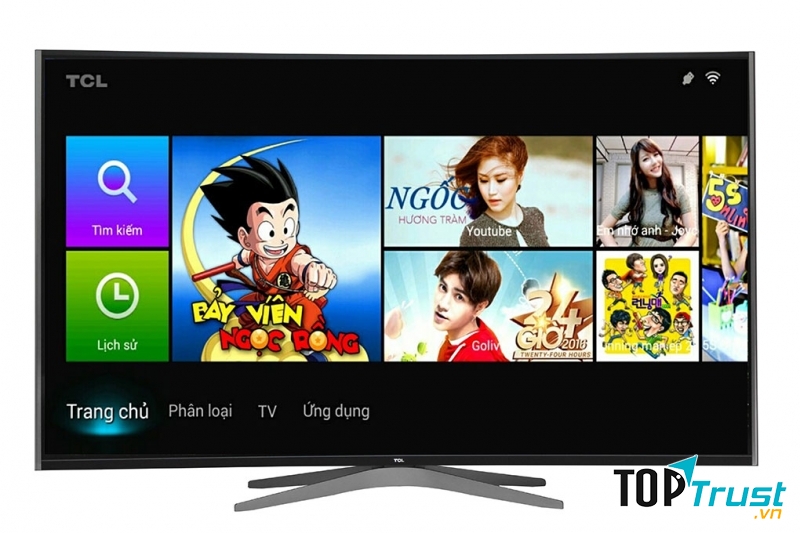 Chiếc tivi TCL L65C1-UC sở hữu màn hình lớn kích thước 65 inch