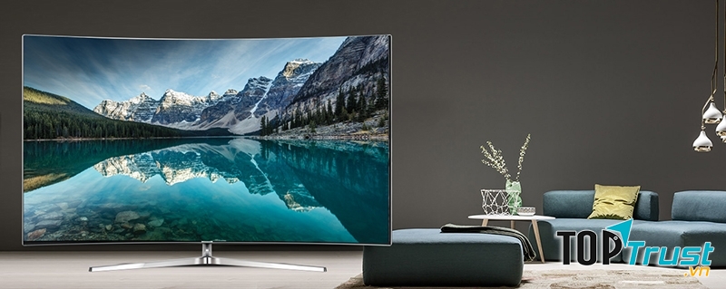 Smart tivi Samsung 78 inch UA78KS9000 là chiếc tivi màn hình cong siêu mỏng