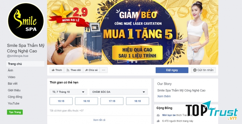 Smile Spa Thẩm Mỹ Công Nghệ Cao