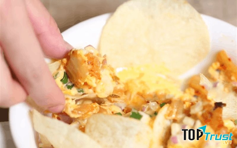 Snack khoai tây kim chi