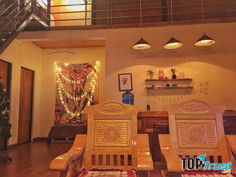 Phòng khách của homestay
