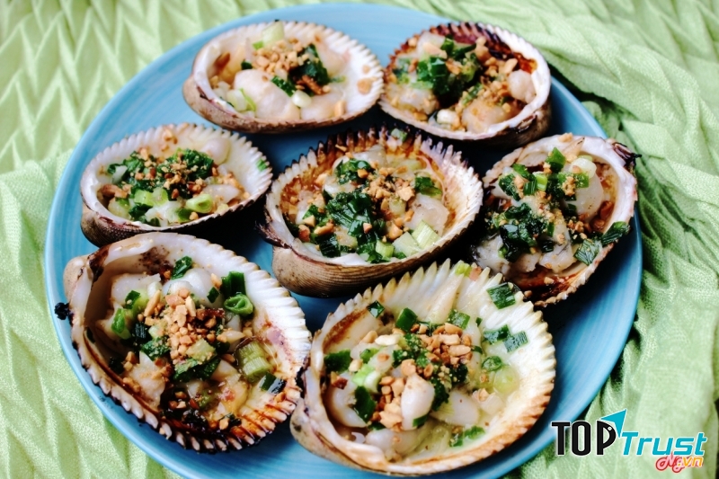 Sò huyết rang muối