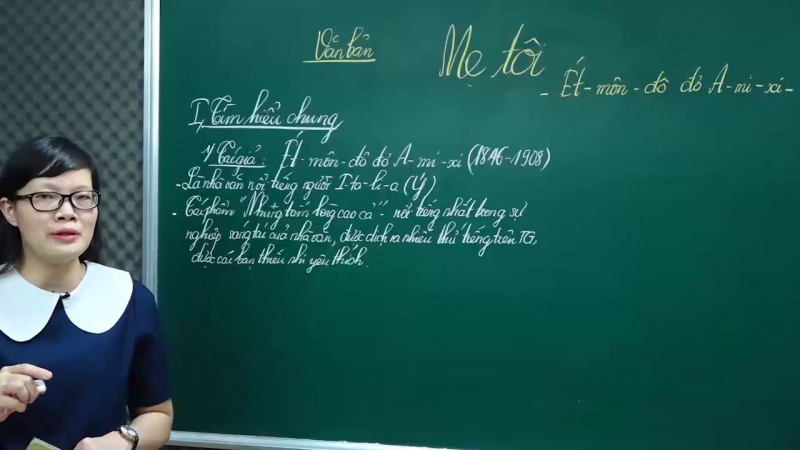 Soạn bài: Mẹ tôi - Ét-môn-đô-đơ A-mi-xi -  Bài 5