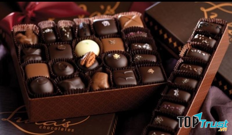 Socola thương hiệu là một lựa chọn dành cho các cô nàng ( chàng ) mê socola.