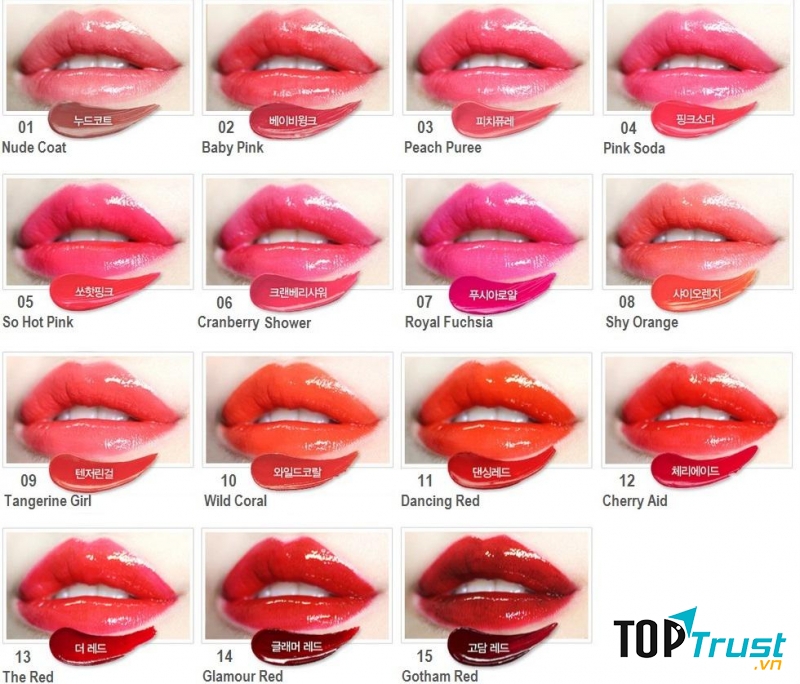 Son Aritaum Color Lasting Tint của Hàn Quốc