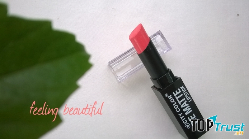 Son City Color Be Matte Lipstick màu Coral