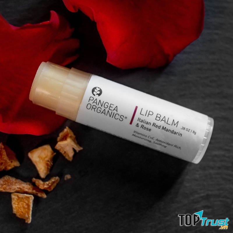 Son dưỡng môi hữu cơ Pangea Organics Lip Balm