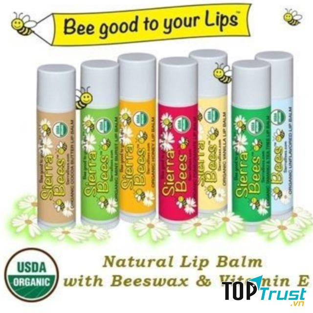 Son dưỡng môi hữu cơ Sierra bees