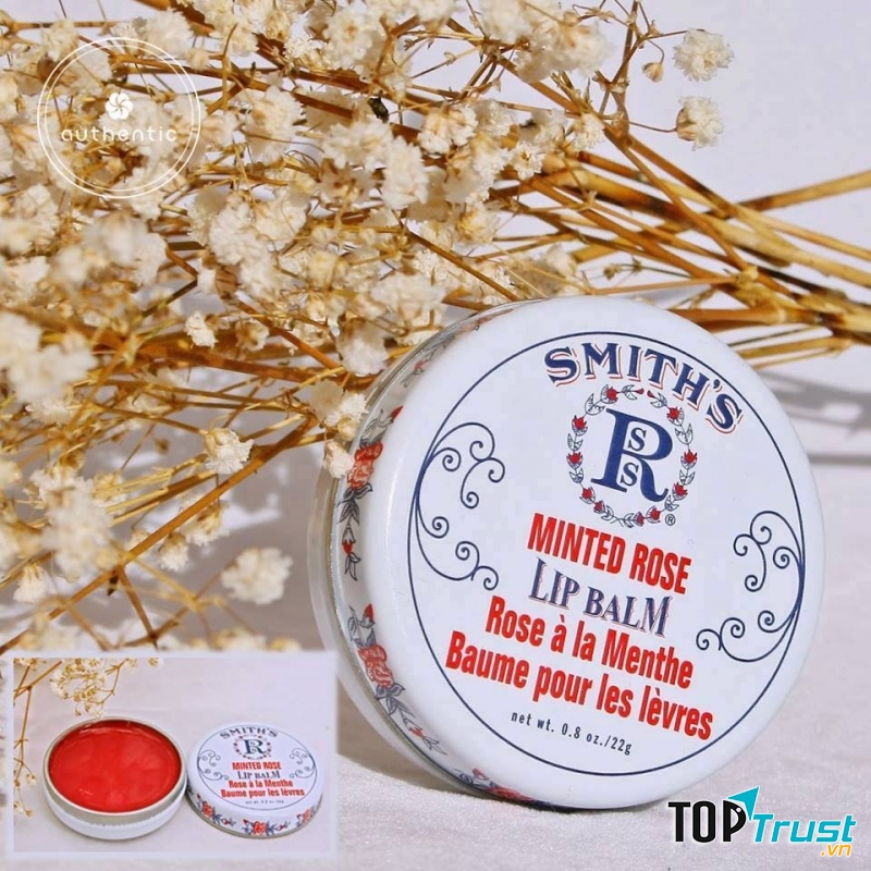 Son dưỡng môi Smith’s Minted Rose Lipbalm