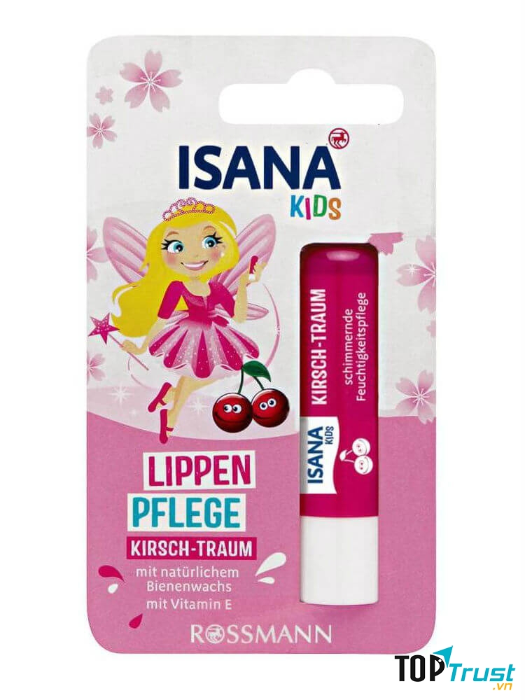 Son dưỡng môi trẻ em Isana Kids