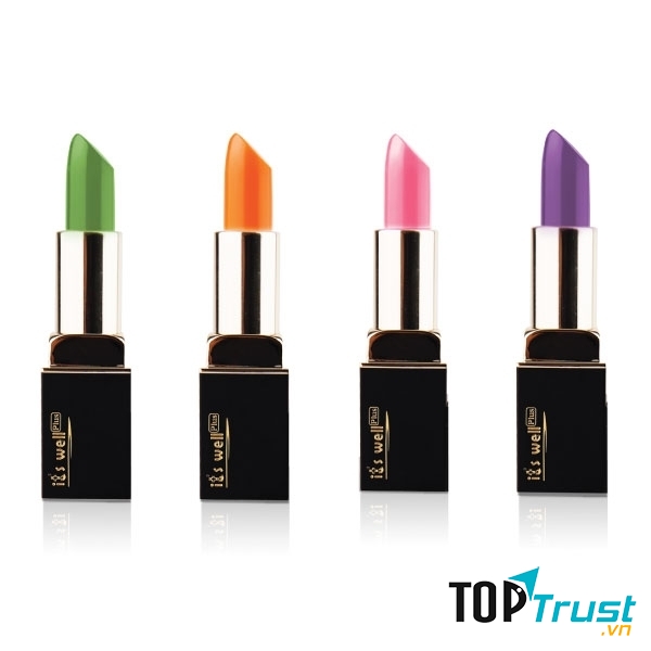 Son gió dưỡng môi lâu phai màu It's Well Plus
