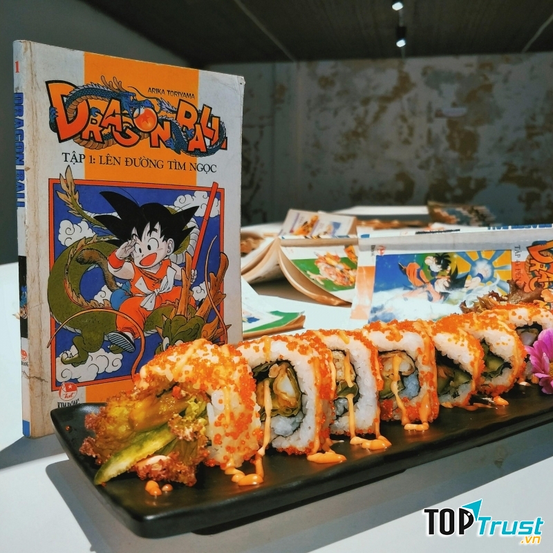 Không gian quán tạo ấn tượng với lối trang trí đậm chất Nhật Bản - Sôn Gô Ku.