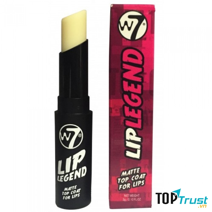 Son Khóa Màu Môi W7 Lip Legend Matte Top Coat For Lips