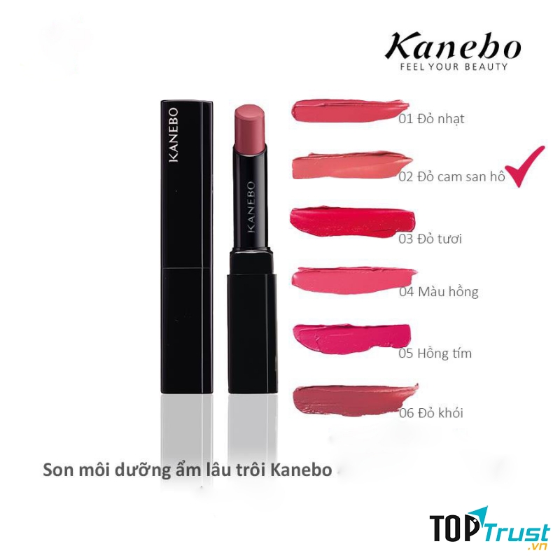 Son lì dưỡng ẩm cao cấp Kanebo - Kanebo Wearing Keep Rouge