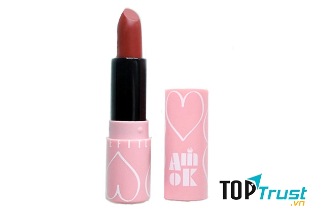 Son môi Amok Luxury Lovefit S451 – Old Lover (màu đỏ đậm)