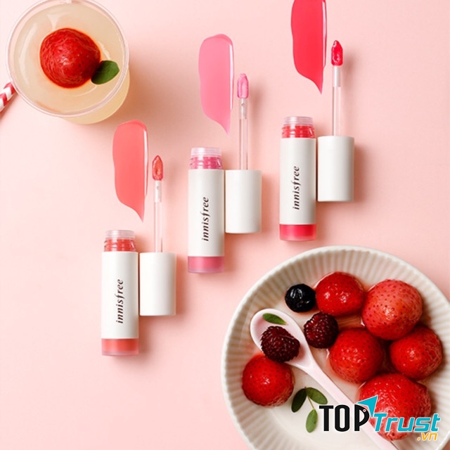 Son Môi Kem Dạng Nước – Innisfree Vivid Creamy Tint