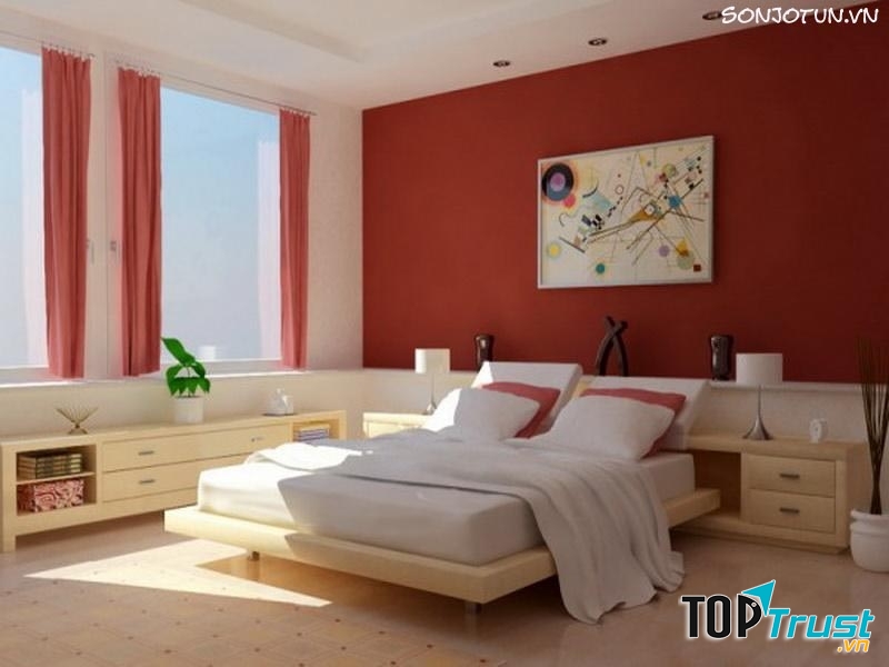 Sơn những màu tường ấm áp