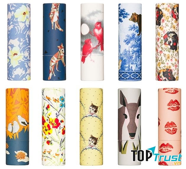 Phần vỏ có nhiều mẫu hoa văn cực kỳ tinh tế và đáng yêu