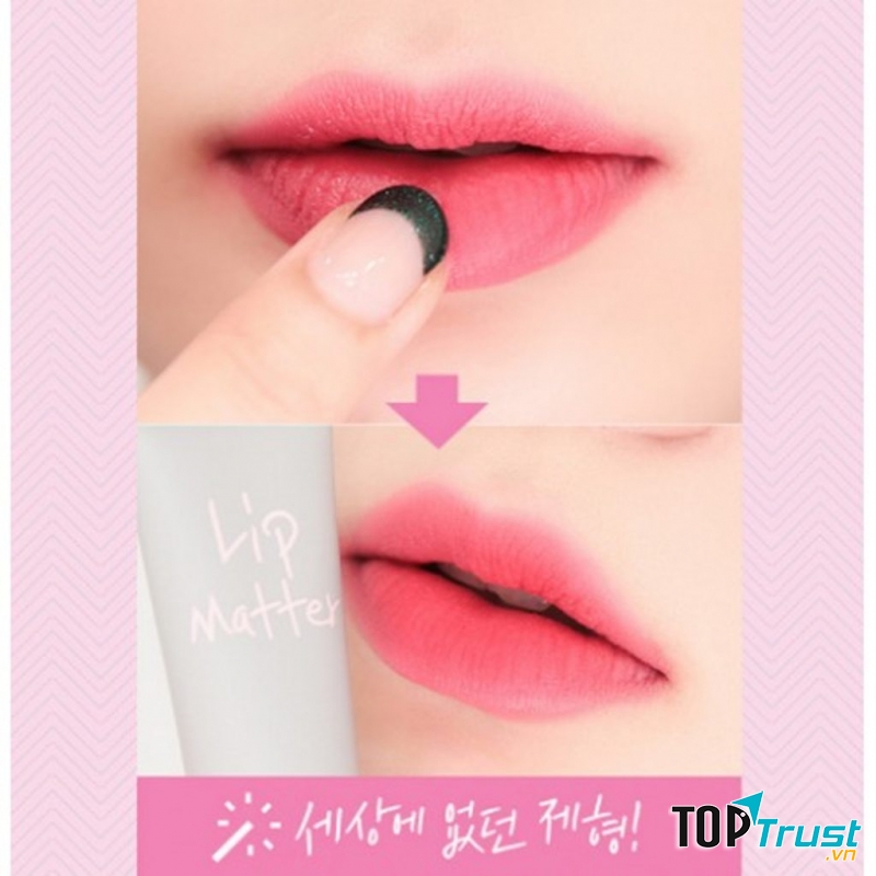  Với Romand Lip Matter, nàng sẽ có một đôi môi mọng quyến rũ cùng một màu son duy trì bền lâu, khác hẳn với các loại son thông thường.