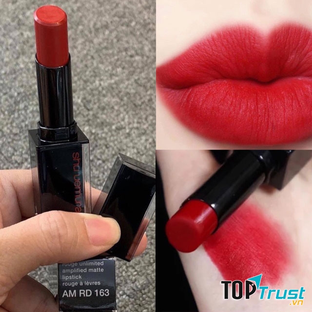 Son Shu Amplified RD 163 Màu Đỏ Tươi