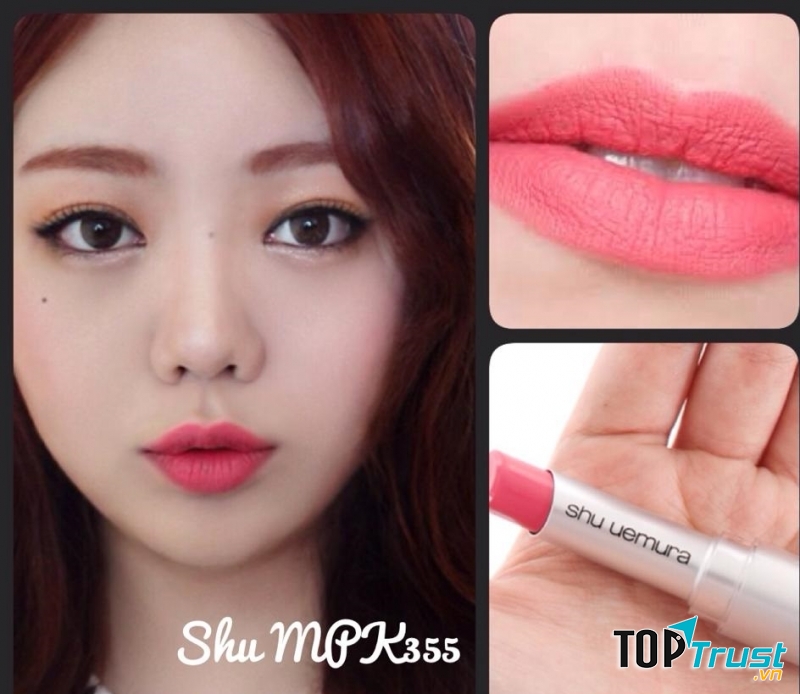 Son Shu Uemura PK 355 Rouge Unlimited Lipstick