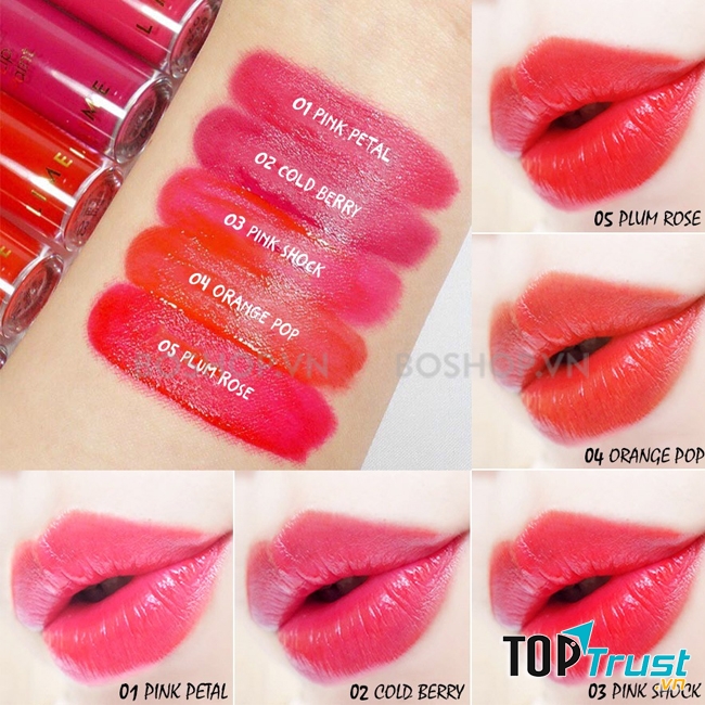 Son nước lâu trôi Lime Water Lip Paint