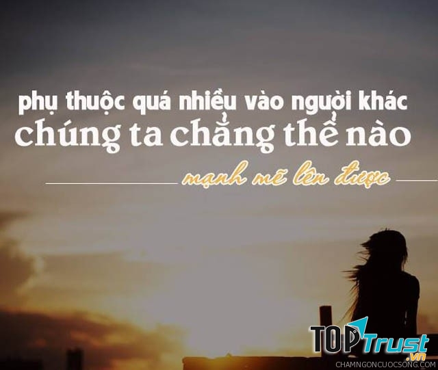 Đừng sống như cây tầm gửi, bạn nhé.