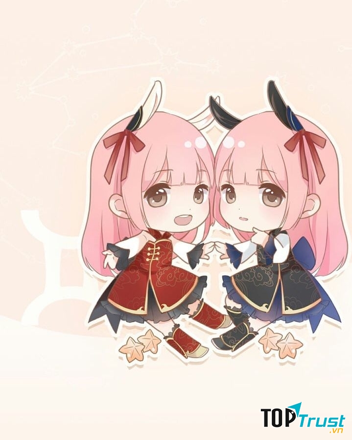 Chibi của cung Song Tử