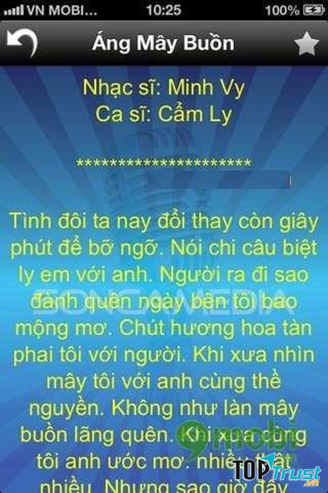 Ứng dụng SongIndex