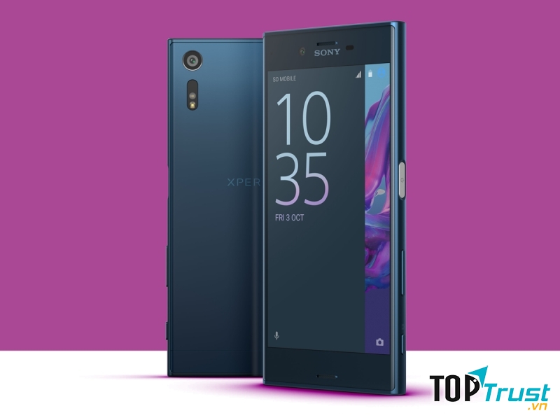 Thiết kế vuông vắn của Sony Xperia XZ.