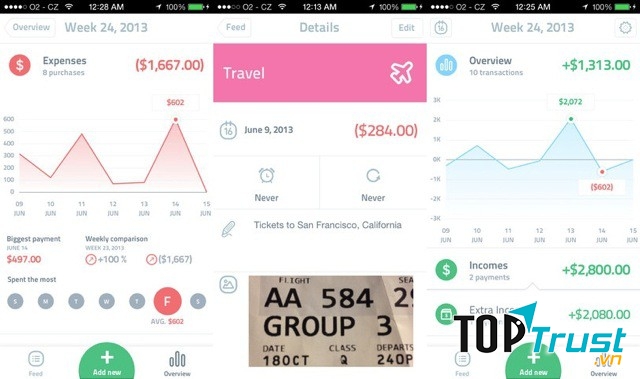Ứng dụng quản lý tài chính Spendee
