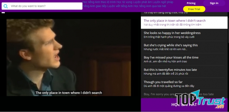 Vừa thư giãn vừa học tiếng Anh qua bài hát